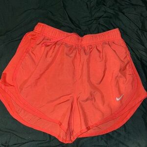 Women's Red Nike Running Shorts